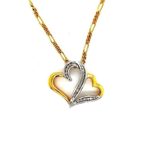 Gorgeous Diamond Heart Necklace - Picture 1 of 7